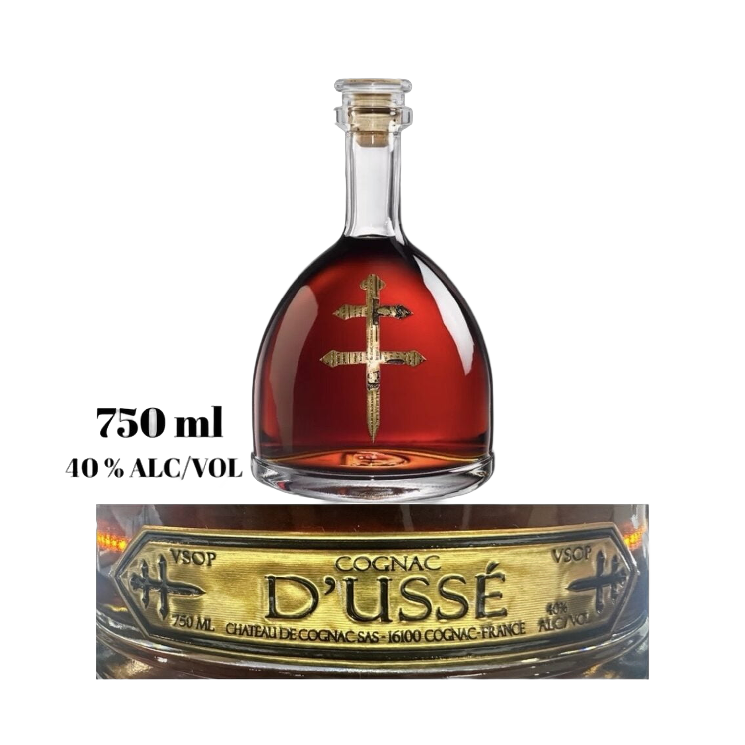 D’Ussé Cognac VSOP - 750ml