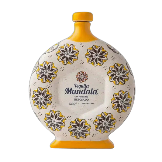 Tequila Mandala Reposado Ceramic Bottle - 1L