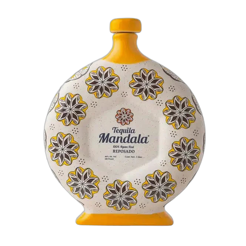 Tequila Mandala Reposado Ceramic Bottle - 1L