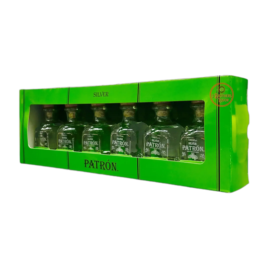 Patrón Silver Tequila Mini Shots - Set of 6 - 50ml