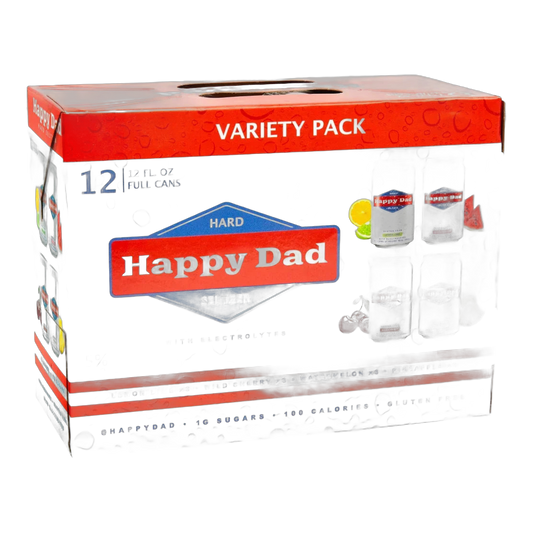 Happy Dad Seltzer 12-Pack – 12oz Cans