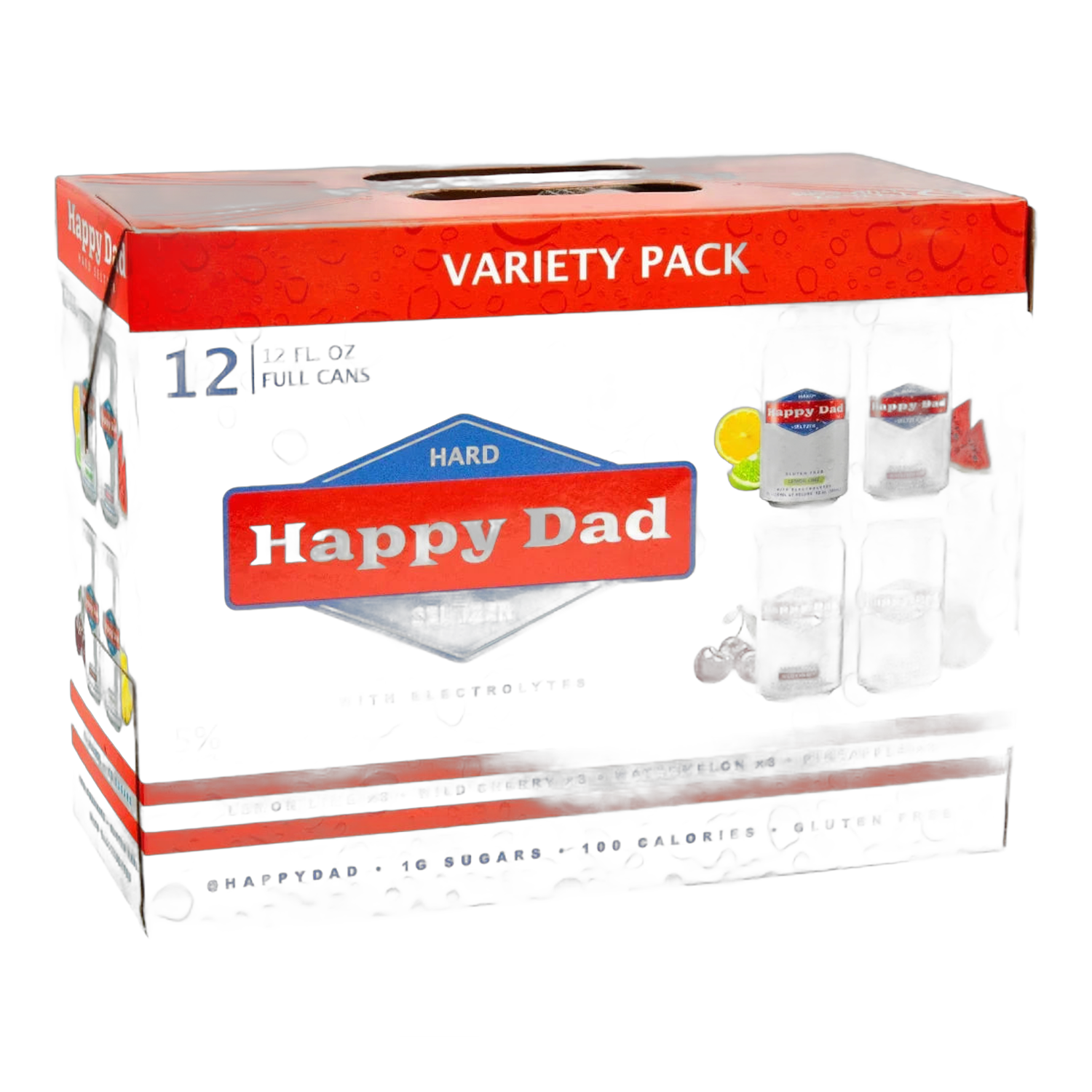Happy Dad Seltzer 12-Pack – 12oz Cans