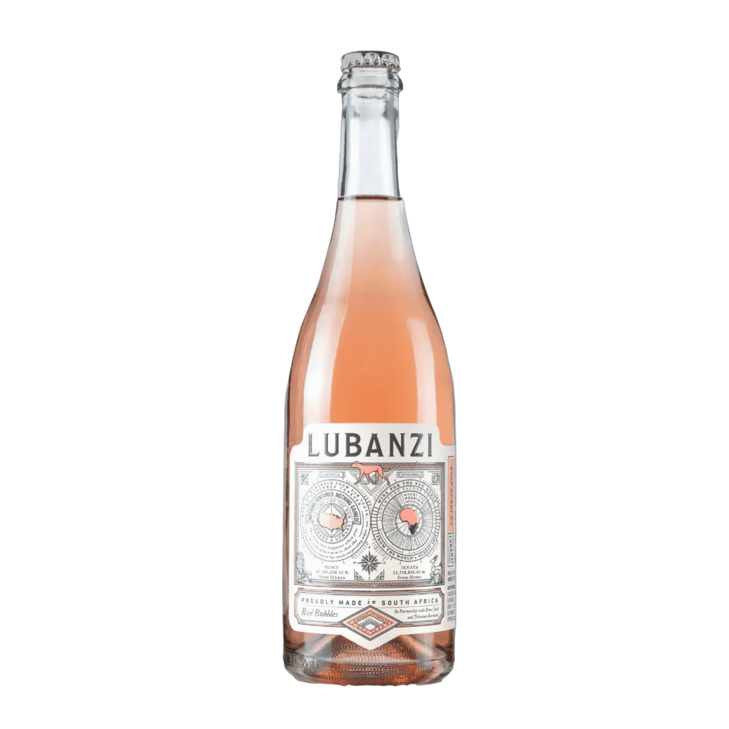 Lubanzi Sparkling Natural Rosé Wine - 750ml