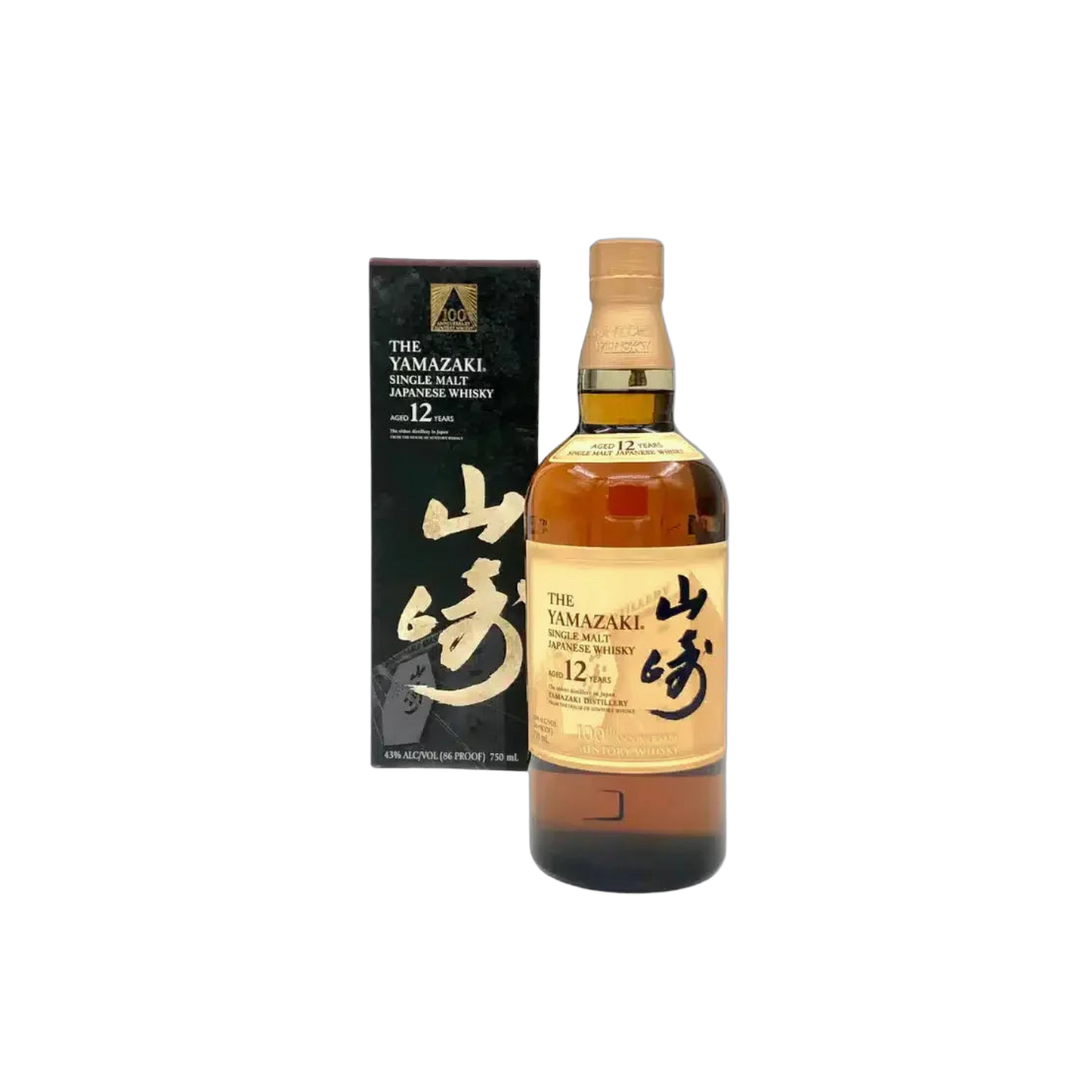 Suntory Yamazaki 12-Year-Old Whisky: 100th Anniversary Edition - 750ml