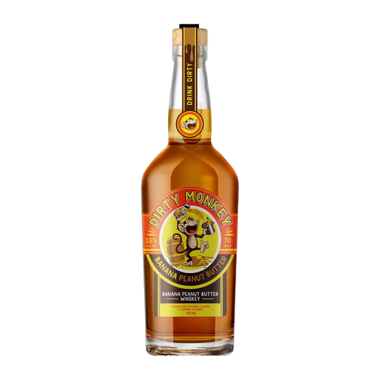 Dirty Monkey Banana Peanut Butter Whiskey - 750ml