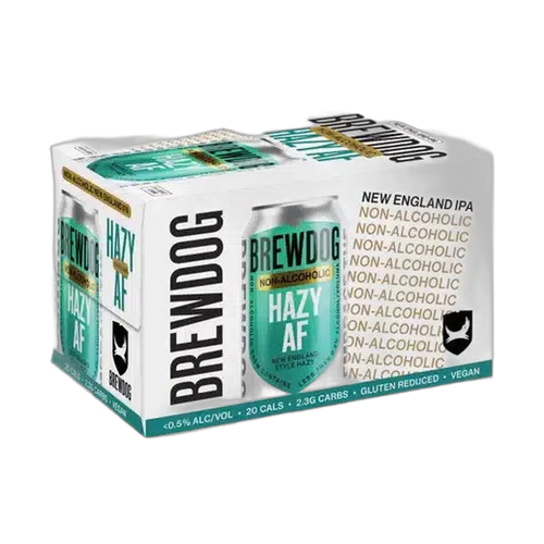BrewDog Hazy AF Hazy IPA Non-Alcoholic - 6-Pack