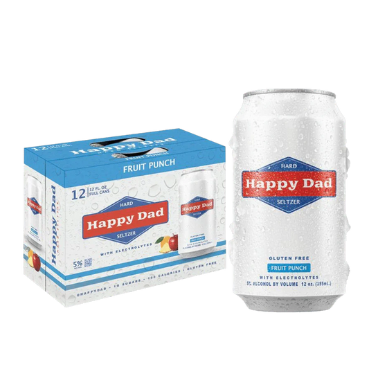 Happy Dad Seltzer - Fruit Punch - 12-Pk 12oz Cans