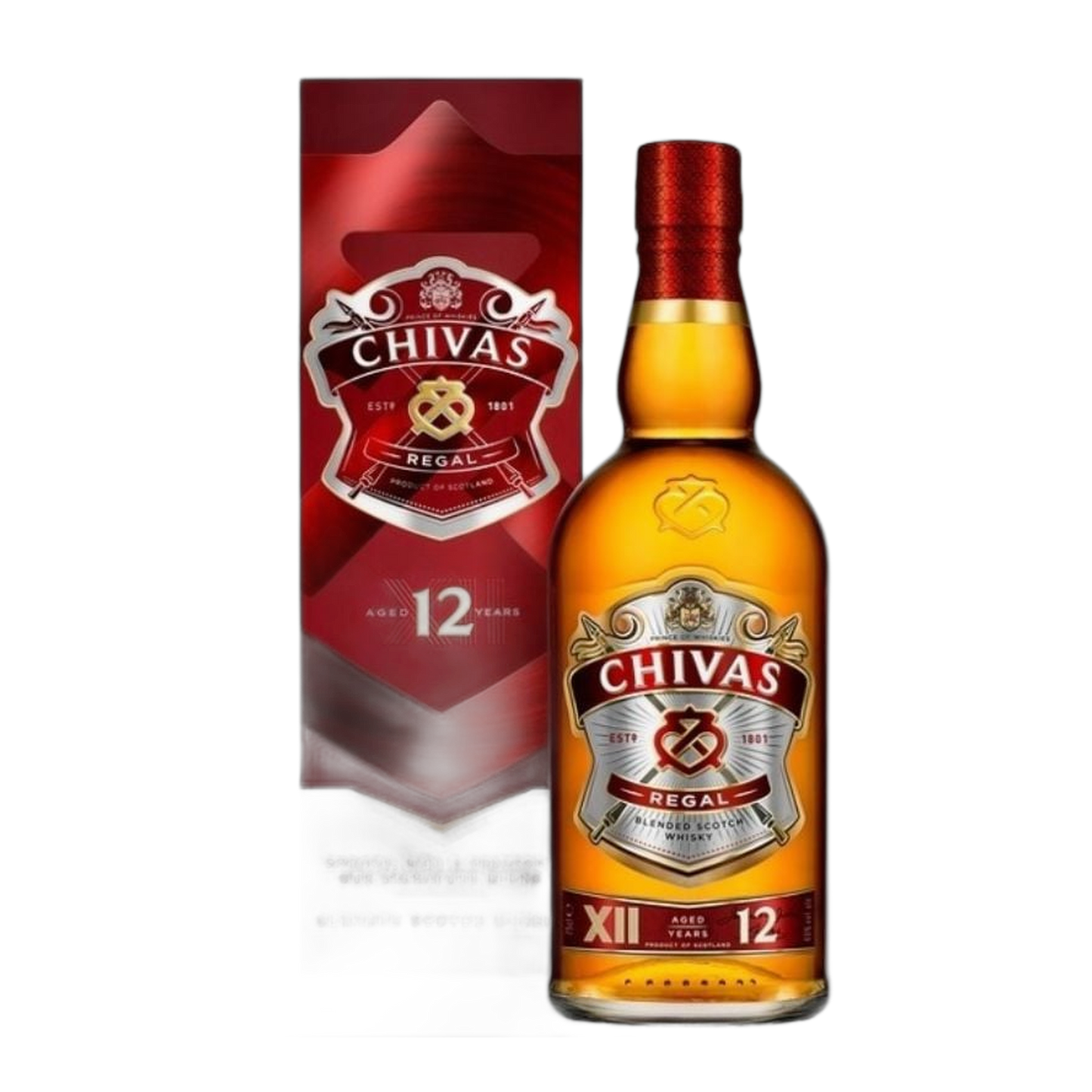 Chivas Regal Blended Scotch Whisky 12-Year-Old - 750ml