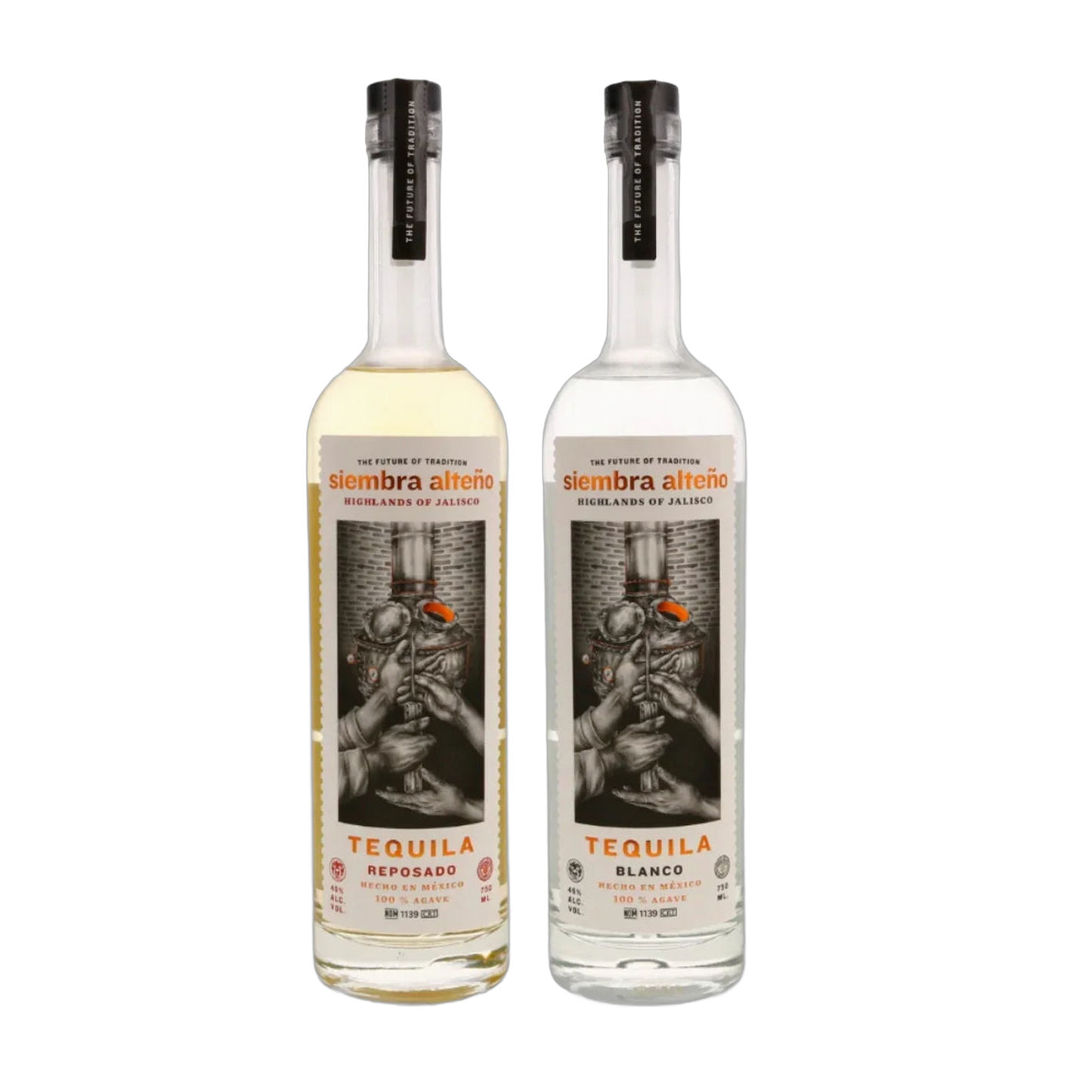 Siembra Alteno Tequila Blanco and Reposado – 2-Pack