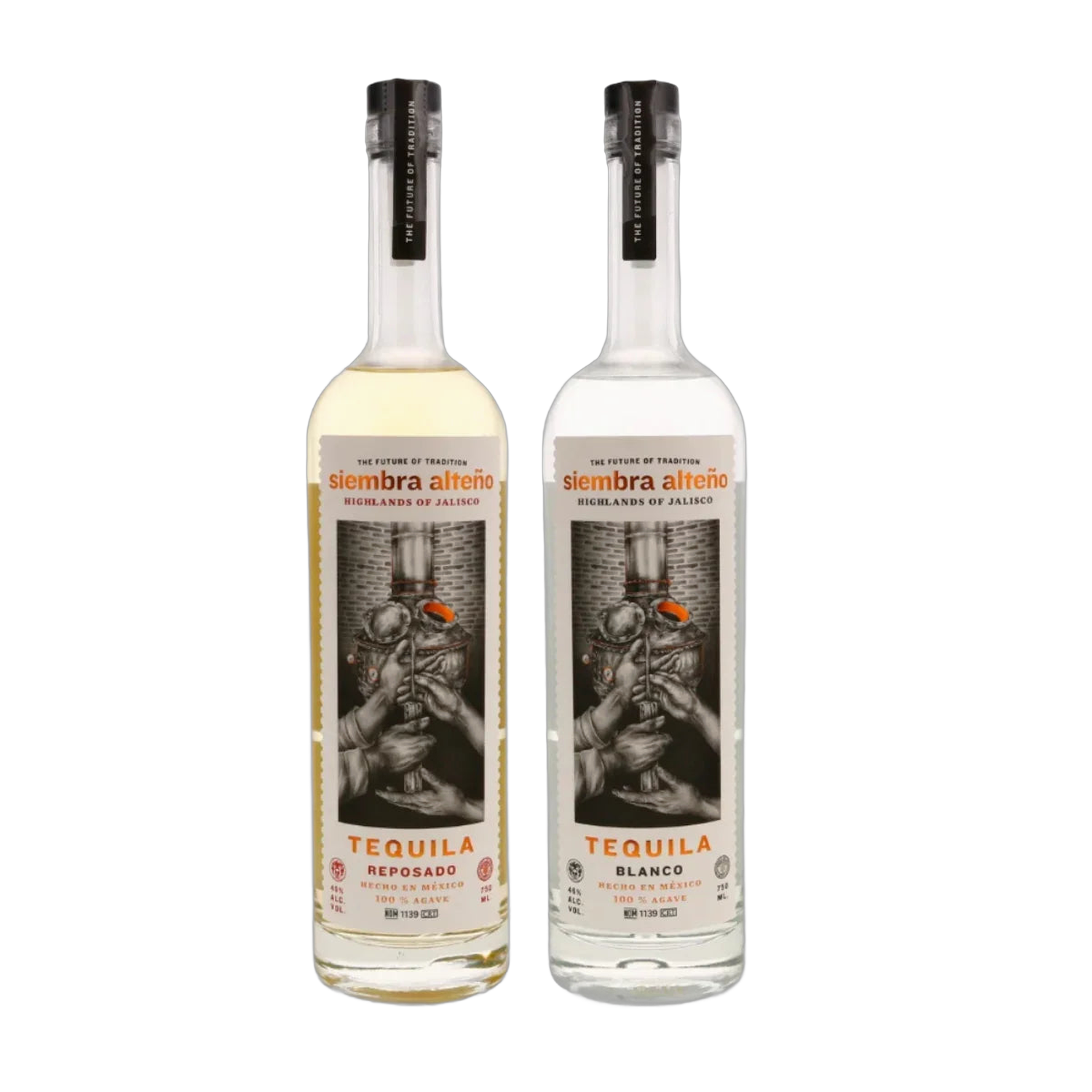 Siembra Alteno Tequila Blanco and Reposado – 2-Pack