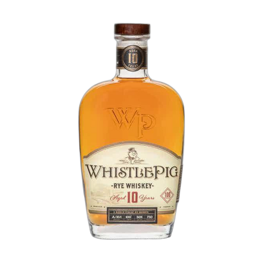 WhistlePig 10-Year-Old Straight Rye Whiskey - 750ml