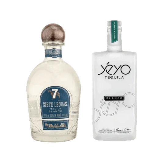 Yeyo Blanco and Siete Leguas Blanco Tequila - 2-Pack