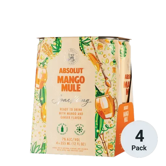 Absolut Mango Mule - 4-Pack 12oz