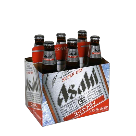 Asahi Japanese Rice Lager - 6 bottles