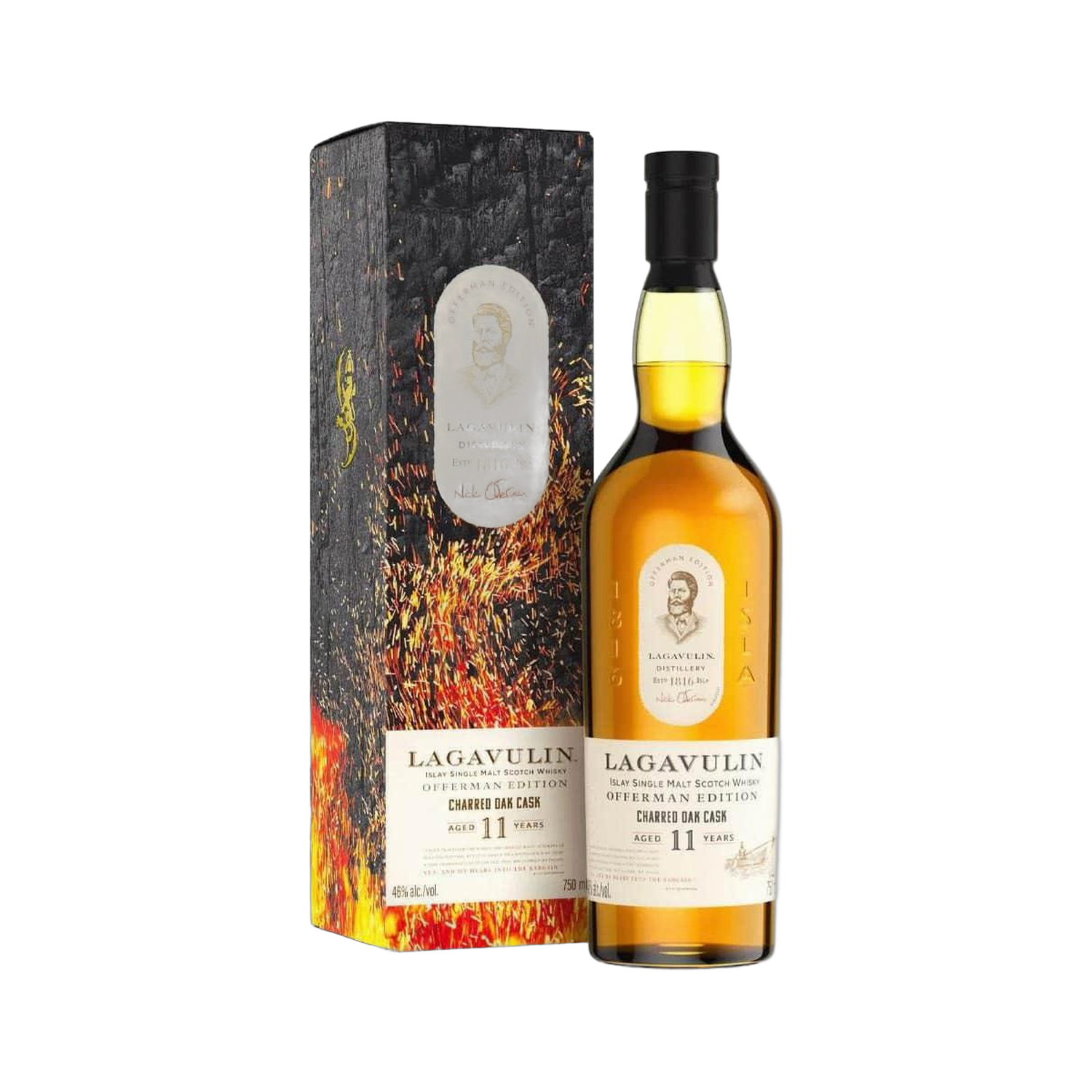 Lagavulin Offerman Edition 11-Year-Old Charred Oak Cask - 750ml
