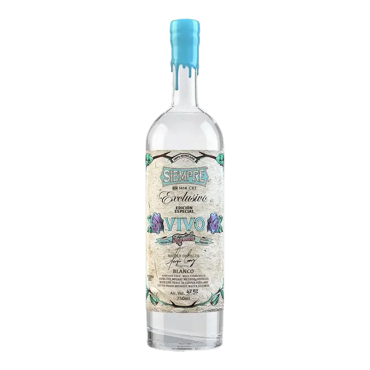 Siempre Exclusivo Vivo Blanco Tequila - 750ml