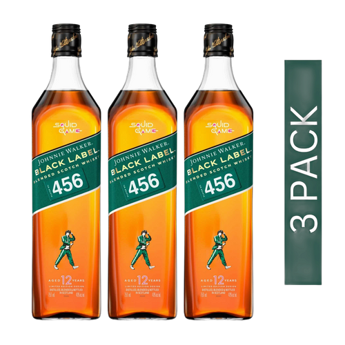 Johnnie Walker Black Label Blended Scotch Whisky - Squid Game Limited Edition - 3-Pack