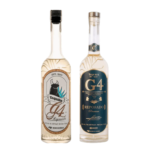 G4 Clásico Reposado Tequila + G4 Reposado Tequila (2-Pack)