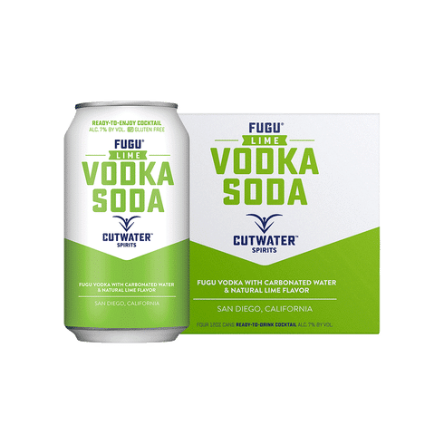 Cutwater Vodka Soda 4pk - 12oz cans