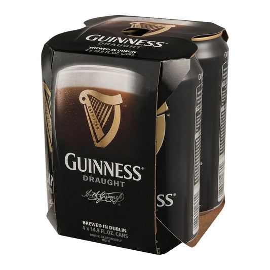Guinness Draught Irish Dry Stout – 4 cans - Sipsy