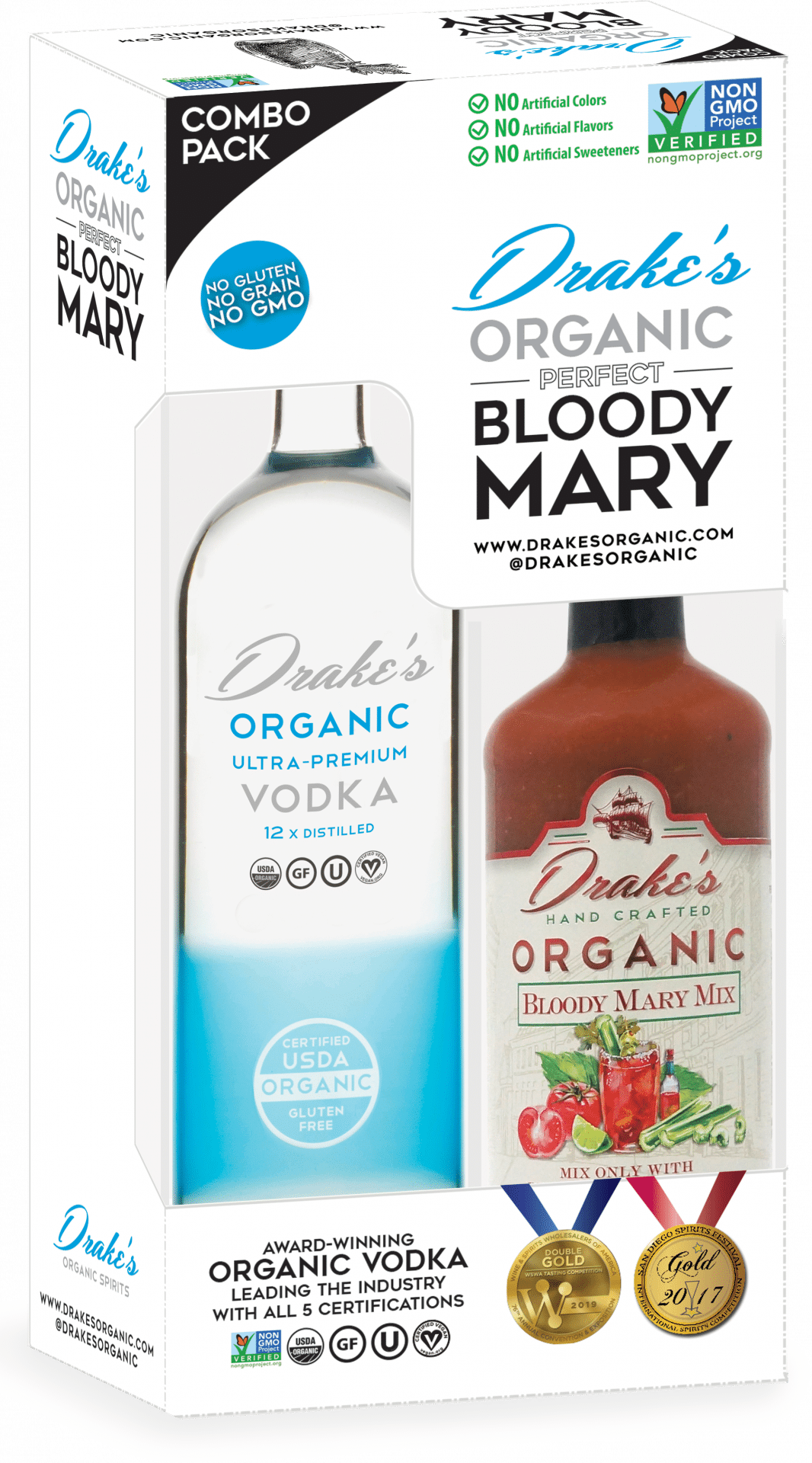 Drake's Organic Vodka + Bloody Mary Mix