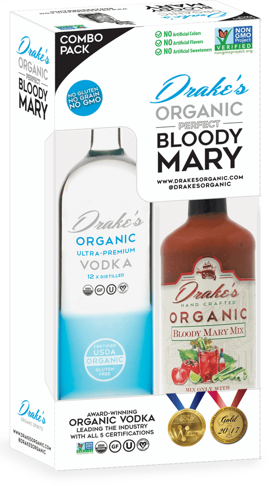 Drake's Organic Vodka + Bloody Mary Mix