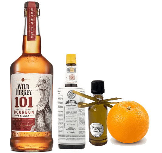 Wild Turkey 101 Old Fashioned Cocktail Pack - Sipsy
