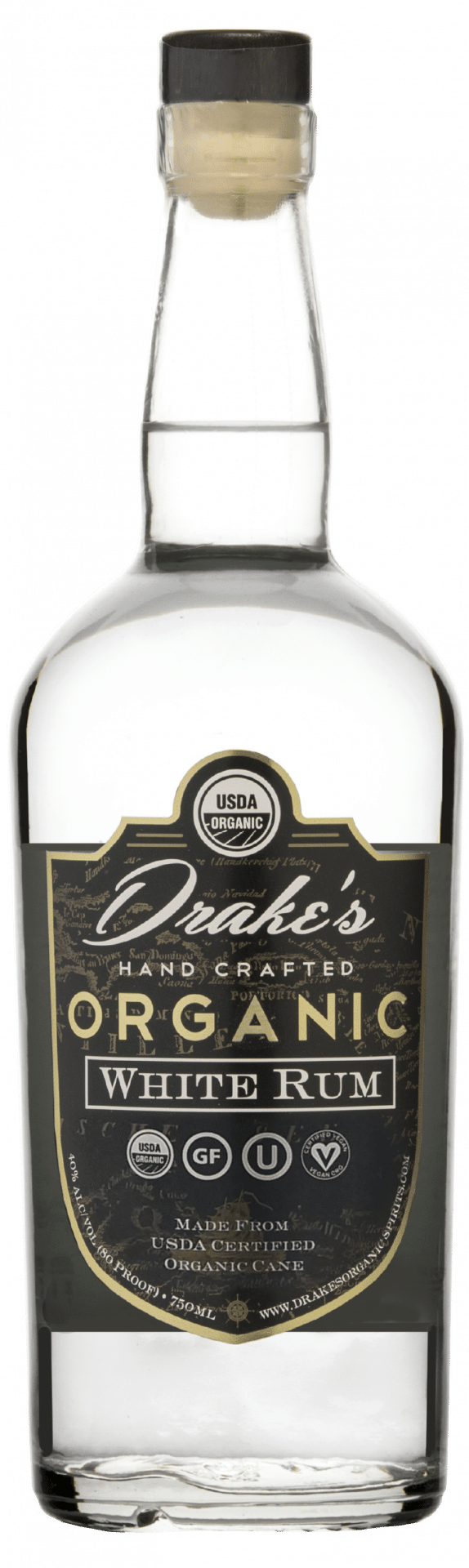 Drake's Organic White Rum  750ML