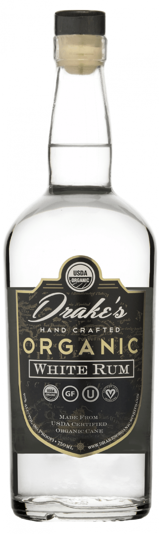 Drake's Organic White Rum  750ML