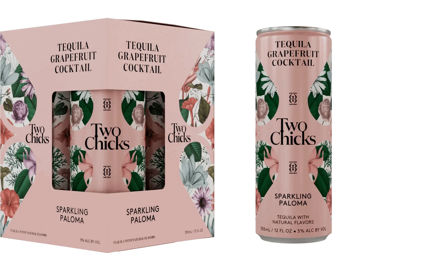 Two Chicks Sparkling Paloma – 4 pk - Sipsy