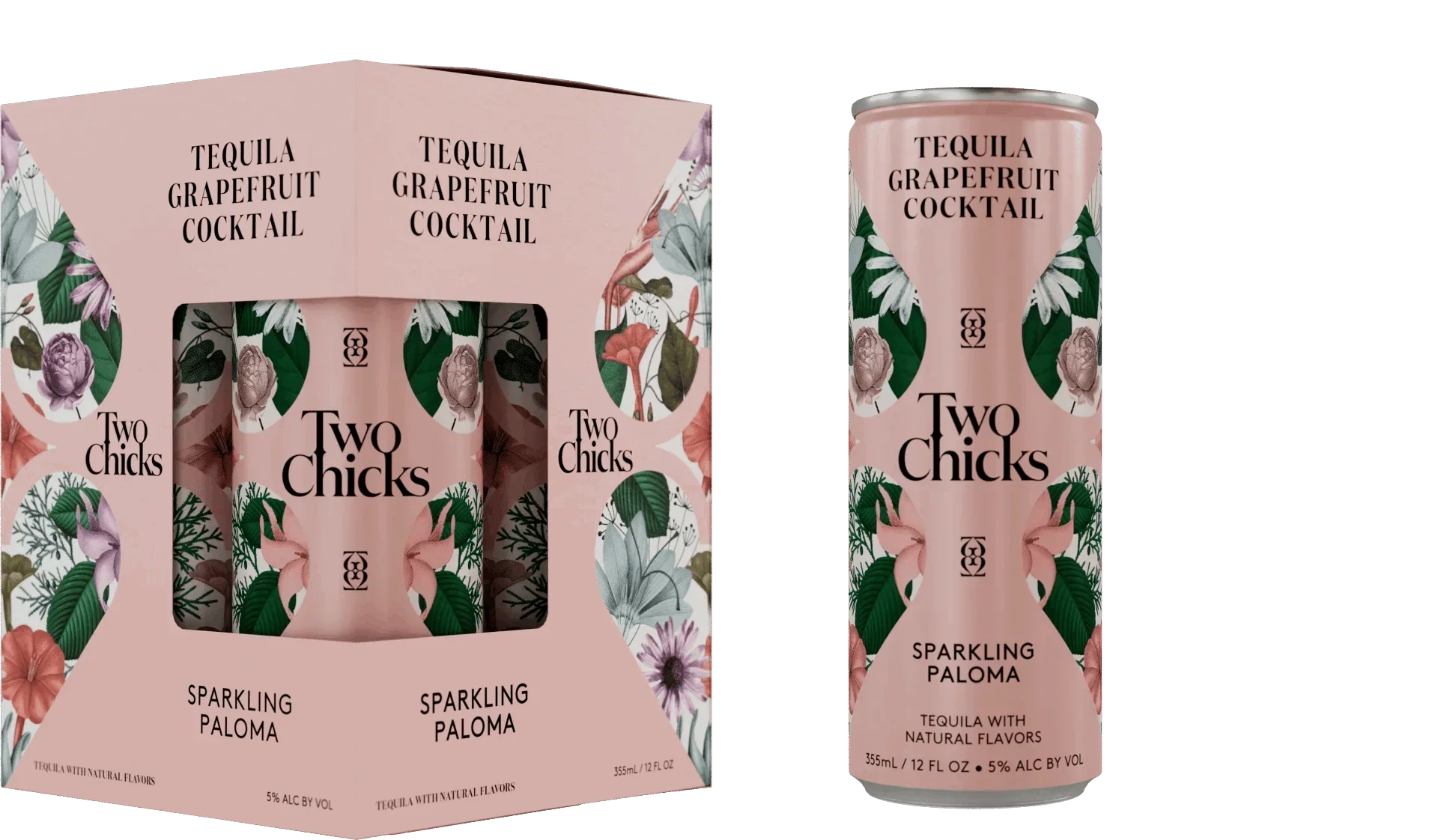 Two Chicks Sparkling Paloma – 4 pk - Sipsy