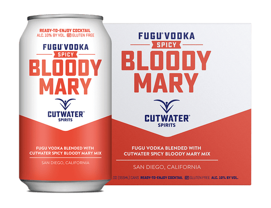 Cutwater Vodka Spicy Bloody Mary 4pk  - 12oz cans