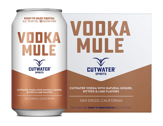 Cutwater Vodka Mule 4-pk, 12-oz Cans - Sipsy