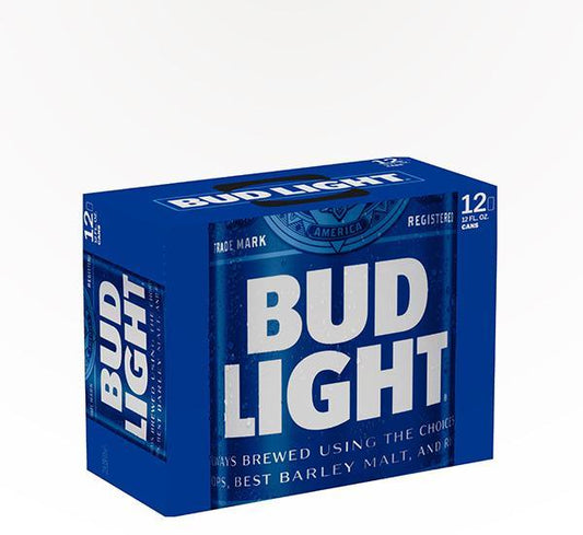 Bud Light American Lager 12 oz Cans, 12-Count - Sipsy