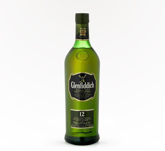 Glenfiddich Single Malt, 12 Year - 750 ml