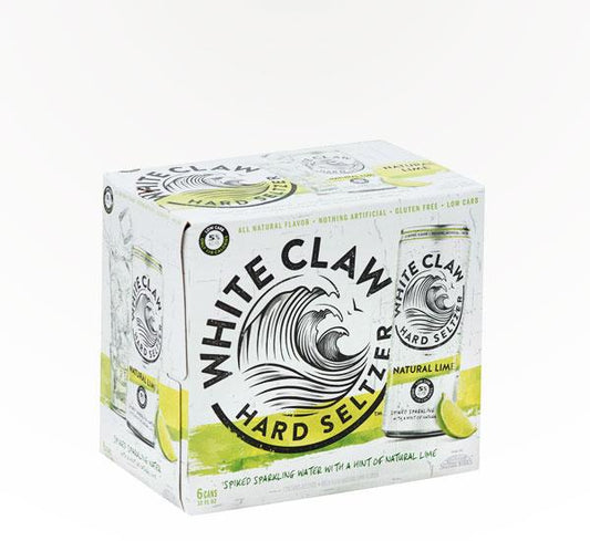 White Claw Natural Lime  - 6 cans