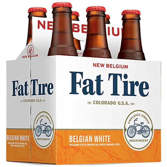 New Belgium Fat Tire Belgian White – 6 Bottles - Sipsy