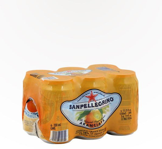 San Pelligrino Orange - 6 cans - Sipsy