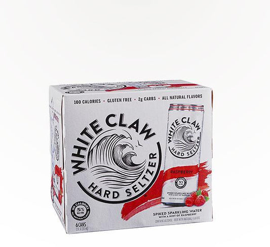 White Claw Raspberry - 6 cans - Sipsy