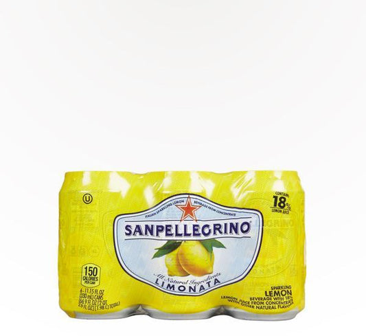 San Pelligrino Lemon - 6 cans - Sipsy
