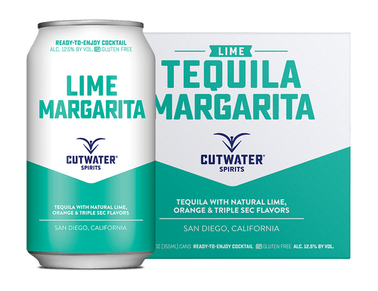 Cutwater Lime Tequila Margarita 4pk - 12oz cans