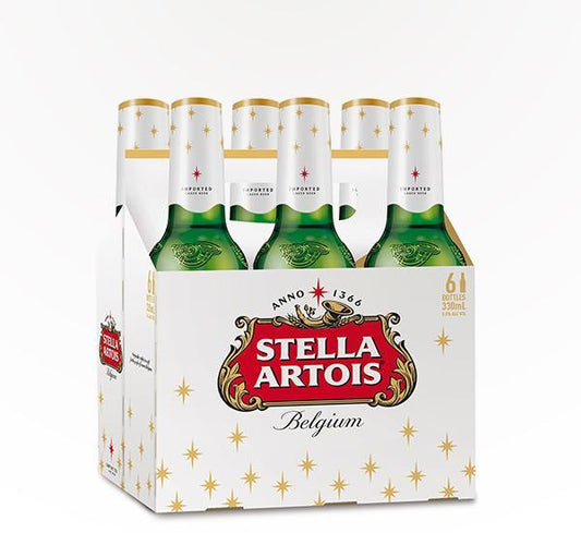 Stella Artois Belgian Pilsner – 6 bottles - Sipsy