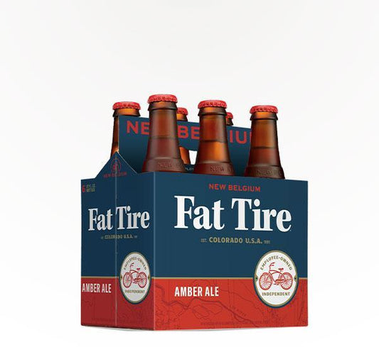 New Belgium Fat Tire Amber Ale – 6 Bottles - Sipsy