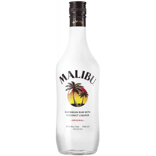 Malibu Flavored Caribbean Rum with Coconut Liqueur, 750 ml - Sipsy