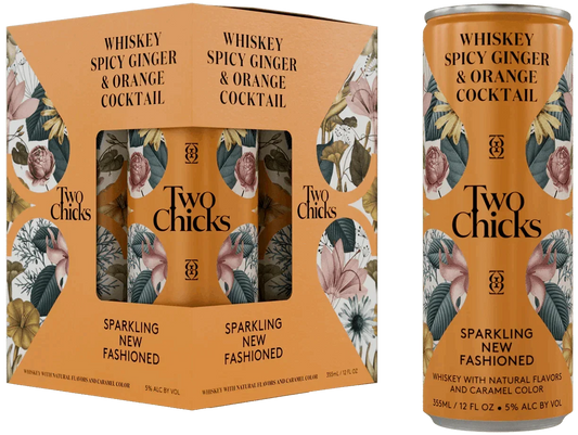 Two Chicks Sparkling New Fashioned - 4-pack - Sipsy