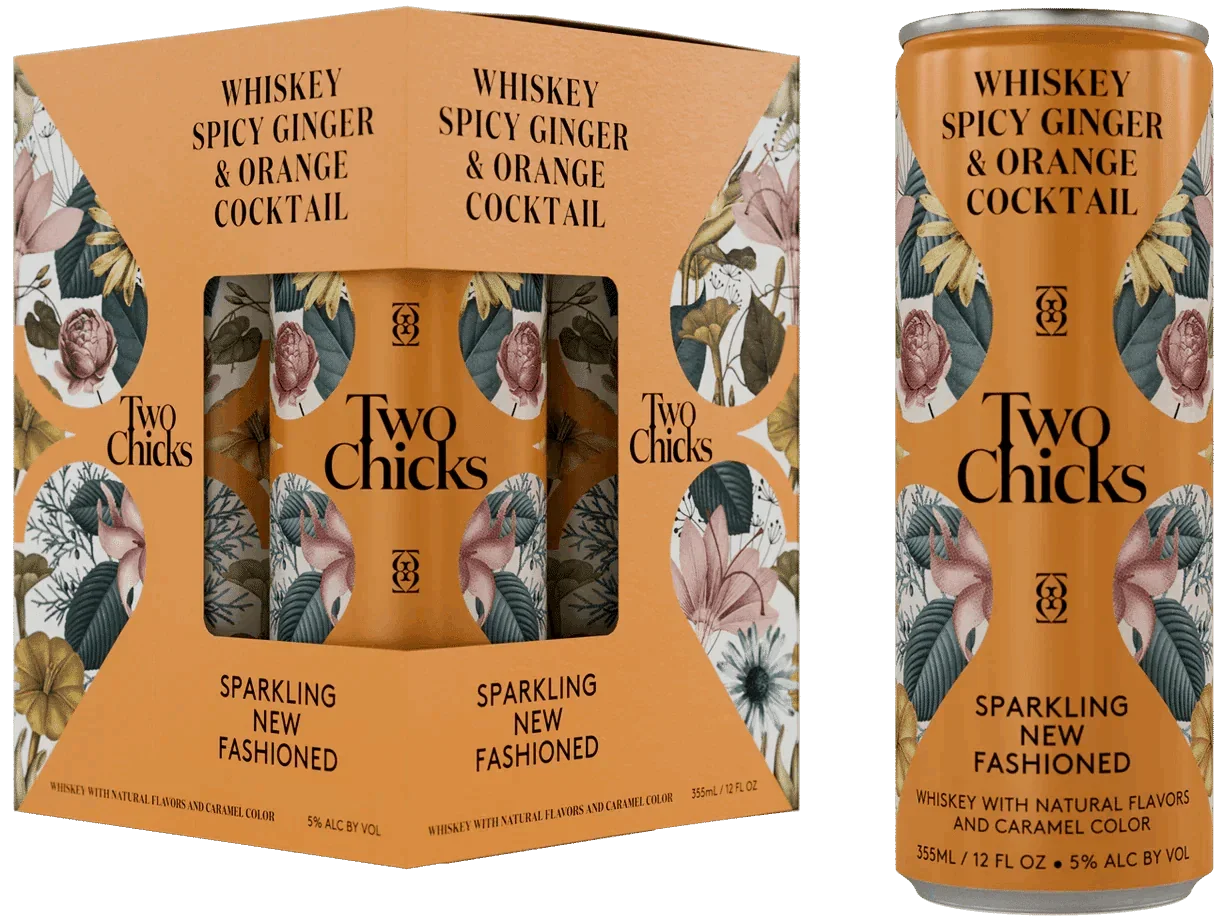 Two Chicks Sparkling New Fashioned - 4-pack - Sipsy