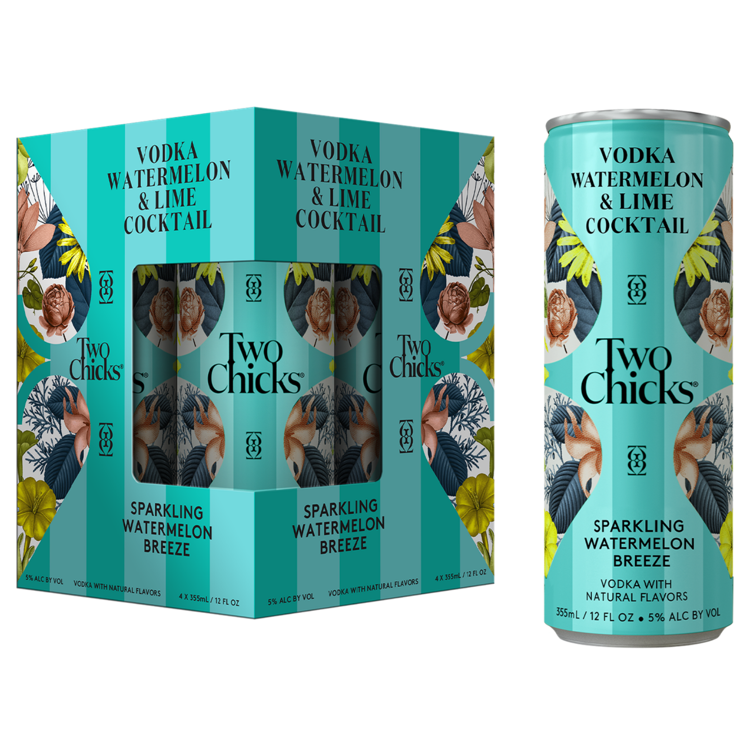 two chicks cocktails watermelon lime 4pk