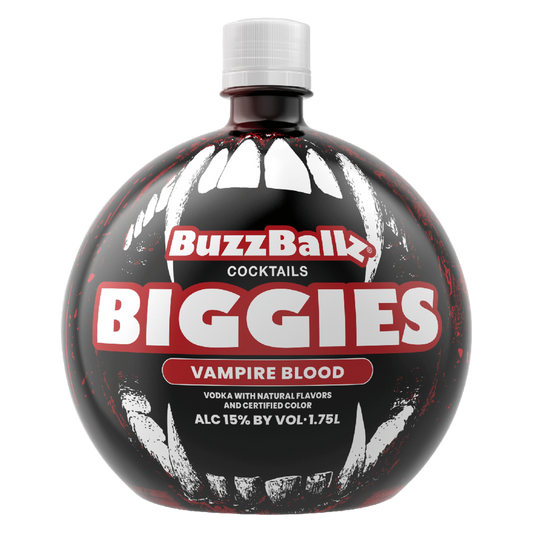 BuzzBallz Biggies Vampire Blood Vodka Cocktail - 1.75L