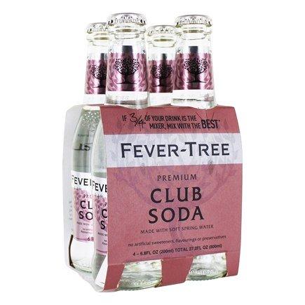 Fever Tree Premium Club Soda - 4 bottles