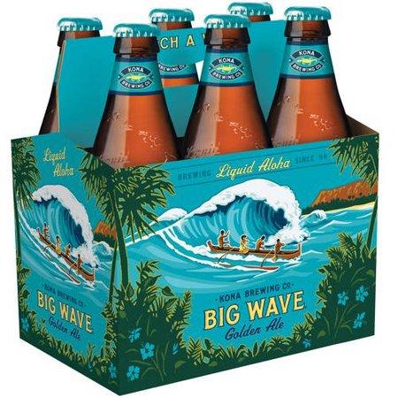 Kona Big Wave Golden Ale - 6 bottles